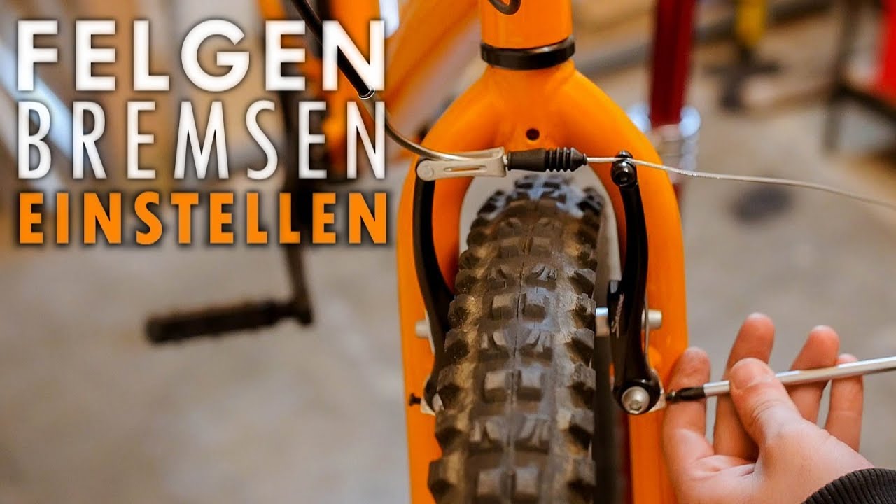 Fahrrad Felgen Bremse einstellen