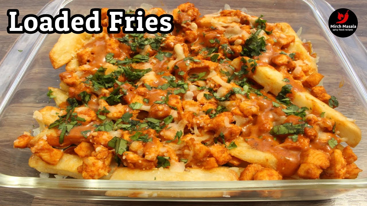 Loaded chicken fries | How to make chicken loaded fries | dynamite loaded fries