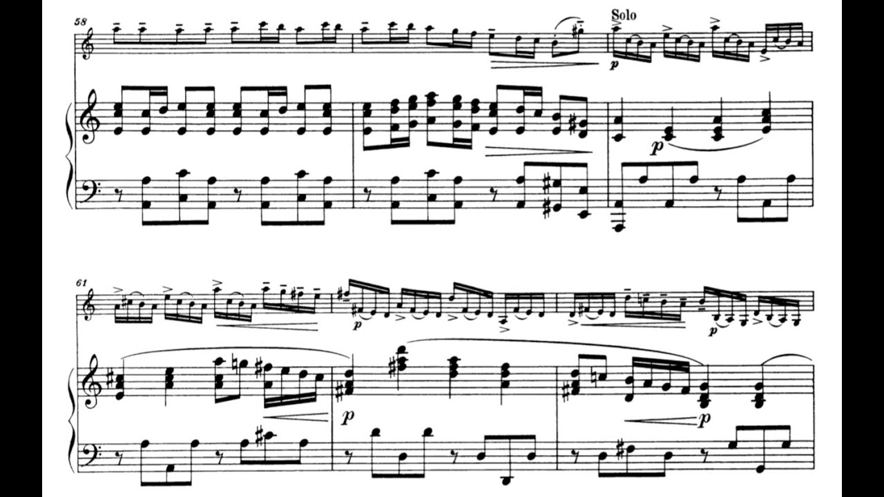 Vivaldi - Violin Concerto in A minor (piano accompaniment)