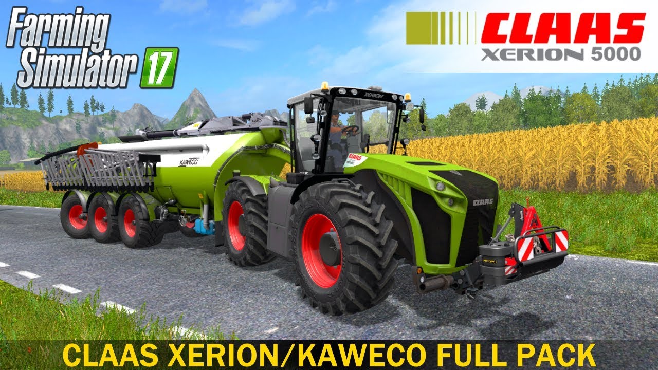 Farming Simulator 17 CLAAS XERION/KAWECO FULL PACK
