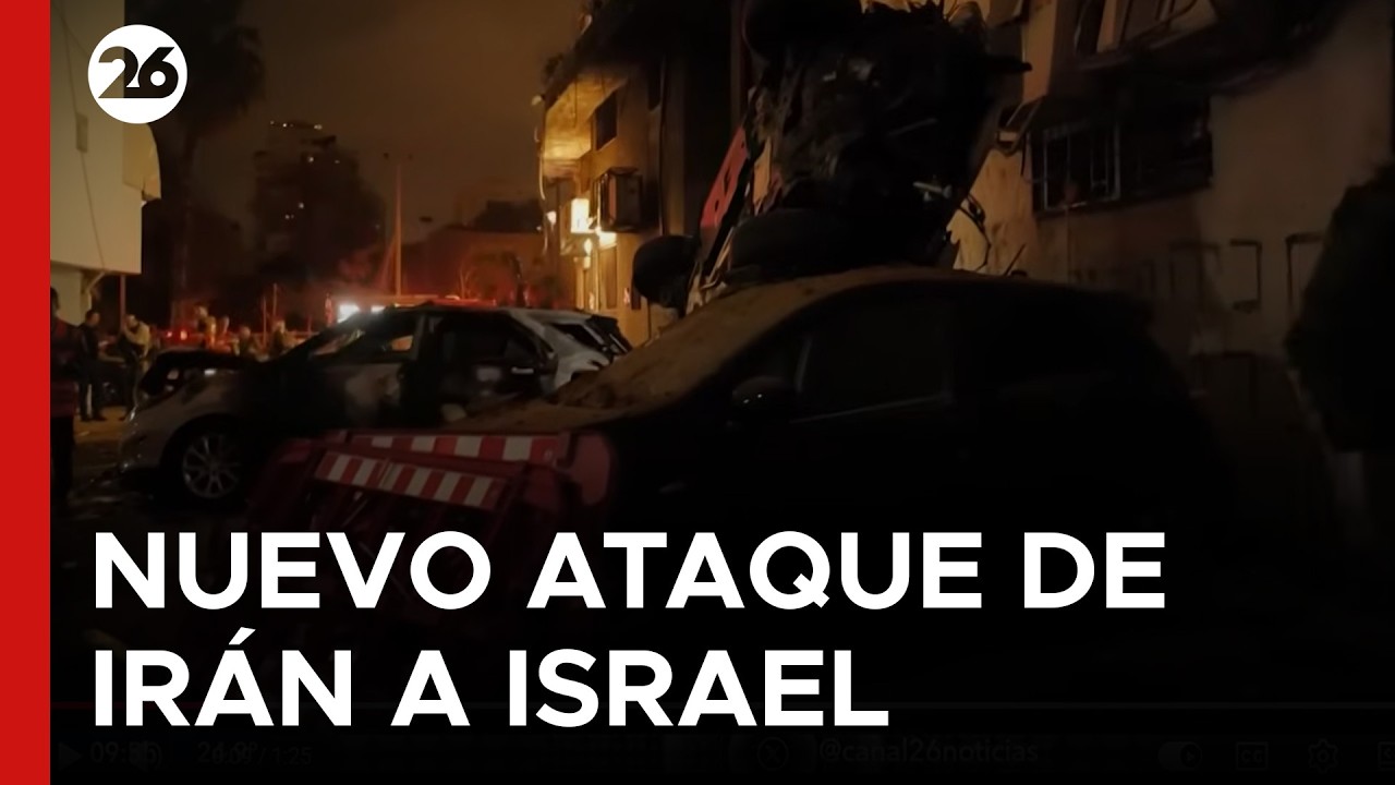 🚨 GUERRA EN MEDIO ORIENTE | Otro ataque iraní contra Israel