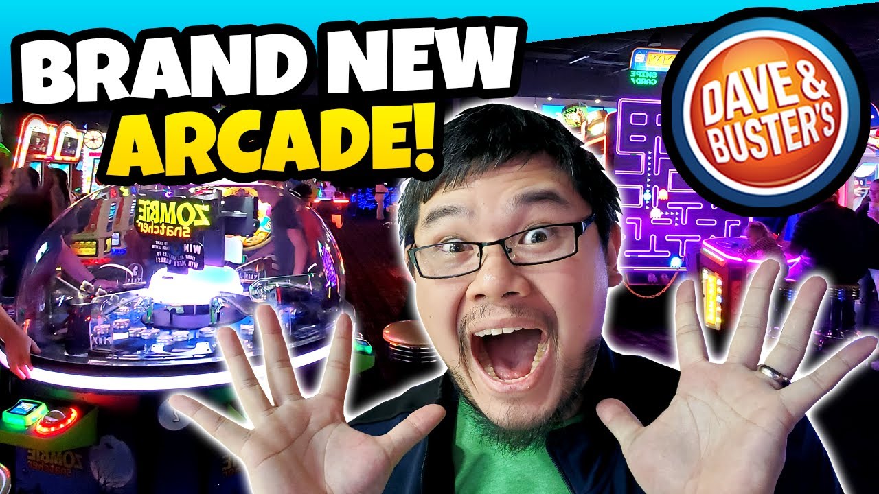 First Time at NEW Dave and Busters Arcade in Woodlands TX!
