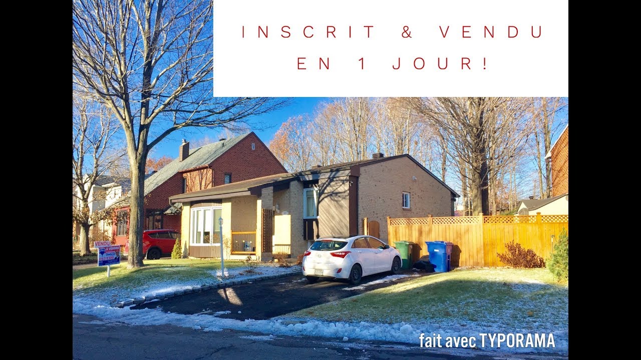 VENTE V.I.P. = INSCRIT + VENDU = EN 1 JOUR!  ///  183 Mont-Luc Gatineau - Claudio Cid REMAX.