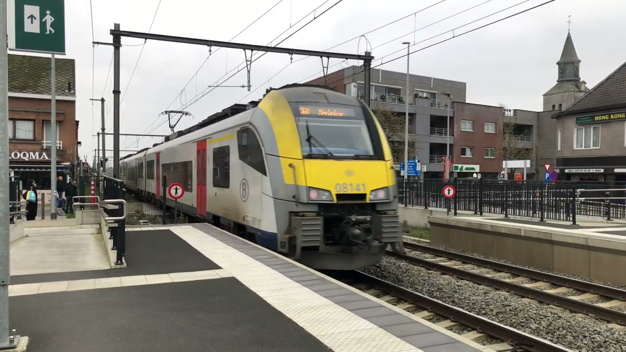 NMBS / SNCB trains (MS80, Desiro) | Mechelen, Dendermonde, Buggenhout, Malderen (BE) - 4K