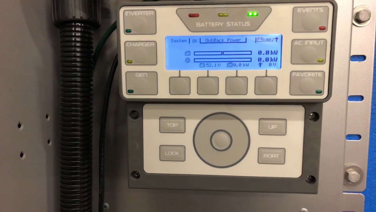 Outback MATE3s Data Logging setup in Microsoft Excel format