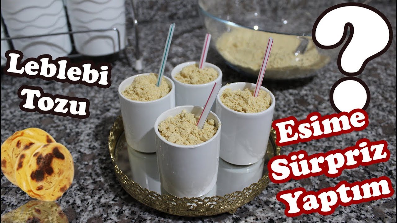 EŞİME SÜRPRİZ YAPTIM!! EVDE LEBLEBİ TOZU | Lezzetin Üstadı