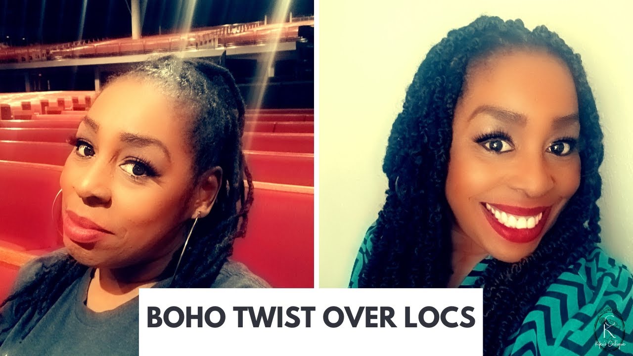 BOHO Twist over Locs/ Xpression Hair 