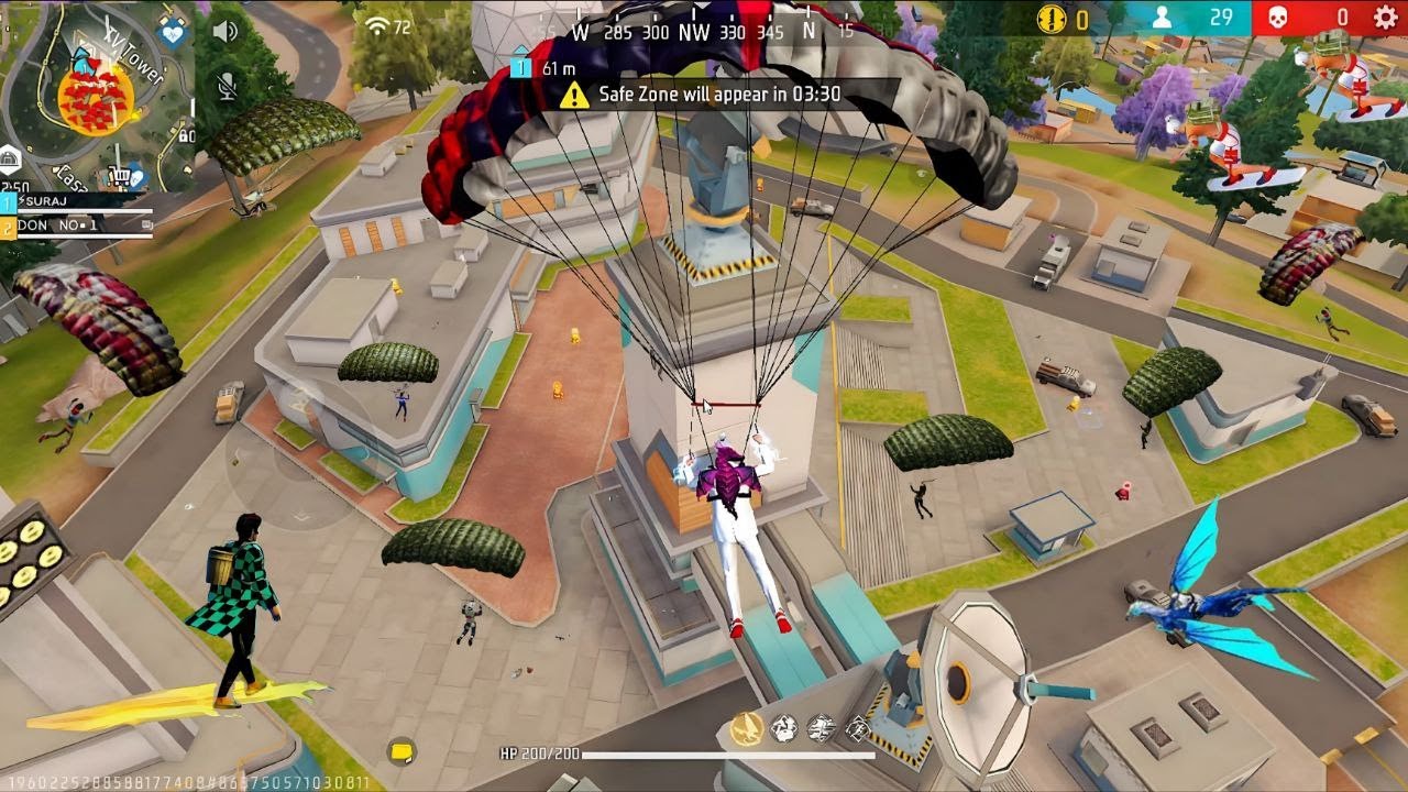 23 KILLS 💪 | 99 % HEADSHOT RATE ⚡ | RYZON 7 💻 | Freefire