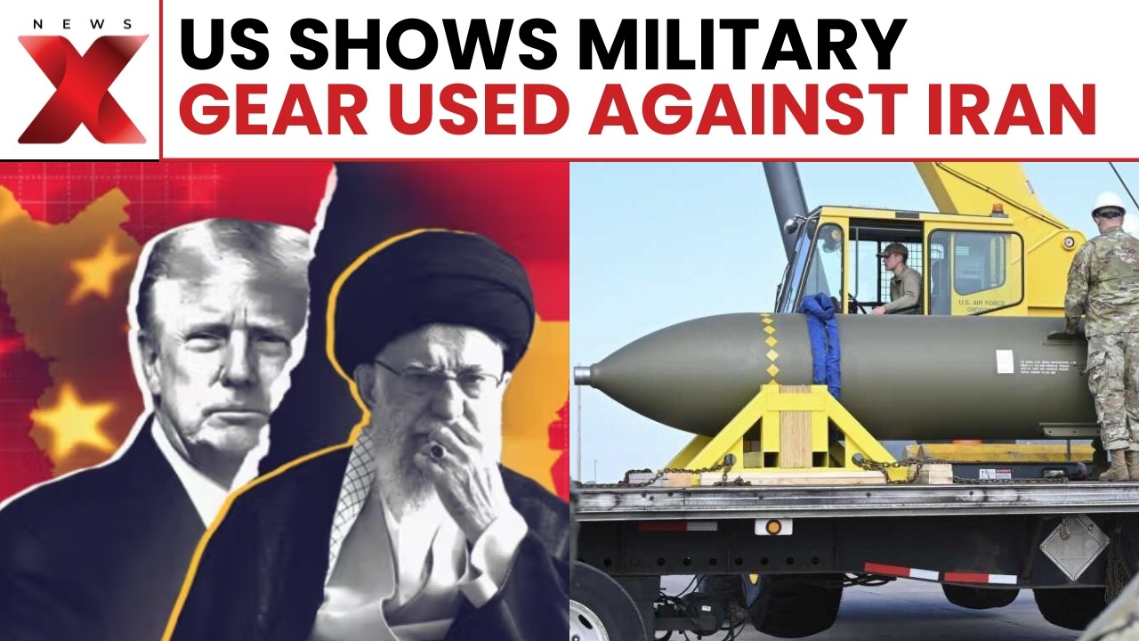 US Strikes On Iran: US Releases New Visuals Showing Equipment Used in Strikes on Iran