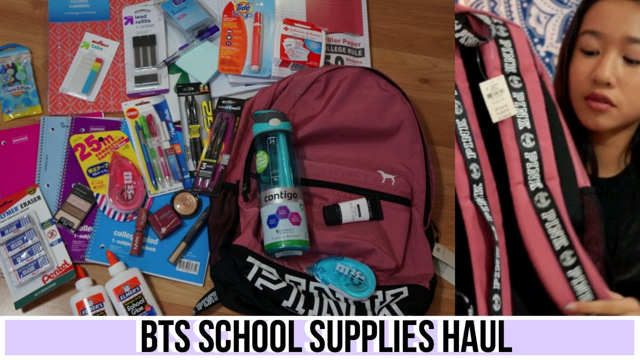 BTS SCHOOL SUPPLIES HAUL | Ana Nguyen