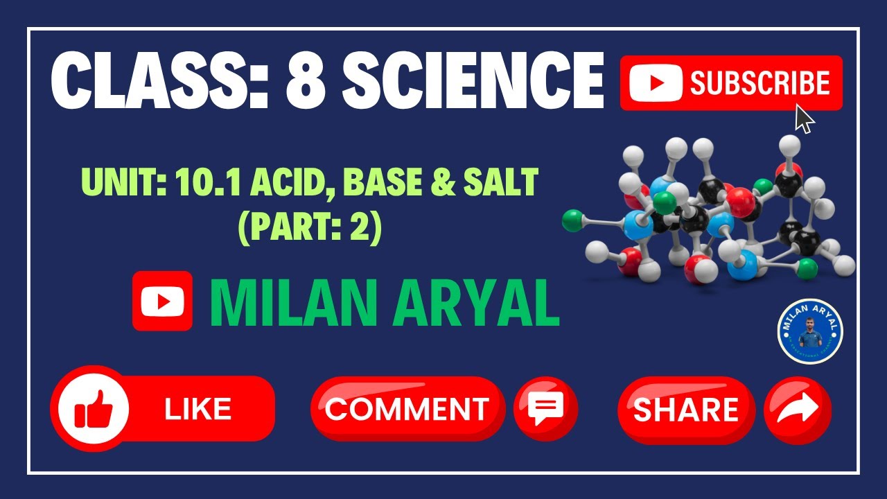 Unit: 10.1 || Acid, Base & Salt || Part: 2 || Class: 8 || Science