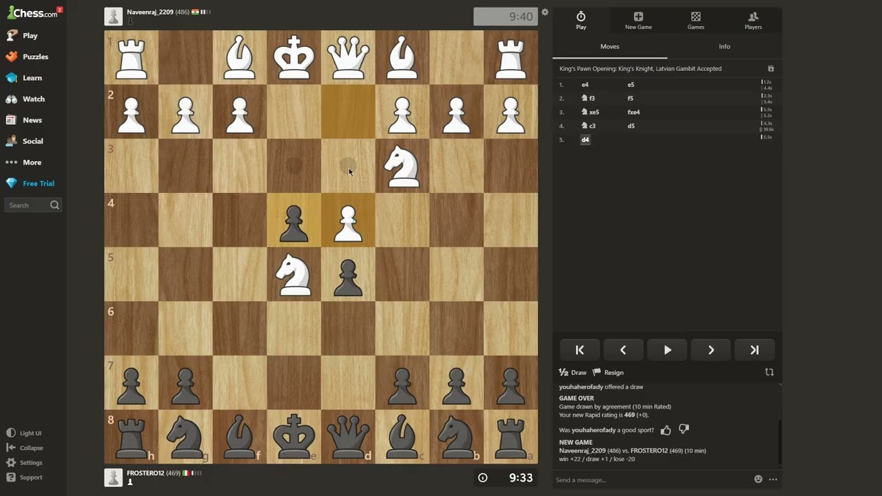 chess there are some music{noob at chess}