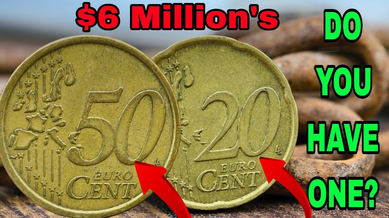 Valuable 20 Euro cent & 50 Euro Cent Coins that are sold for Millions of dollars coins to look for!