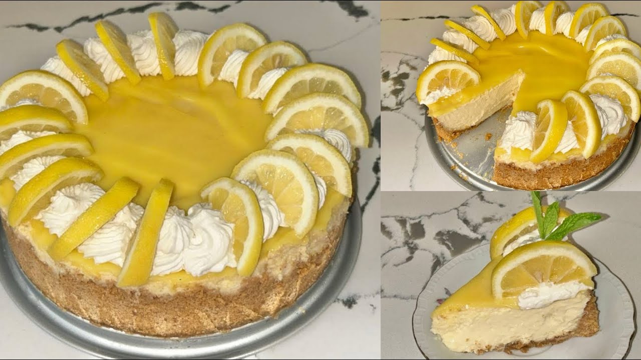 Lemon Cheesecake - Lemon Cheesecake Recipe From Scratch - Bursting With Fresh Lemon Flavor! 🍋🍰