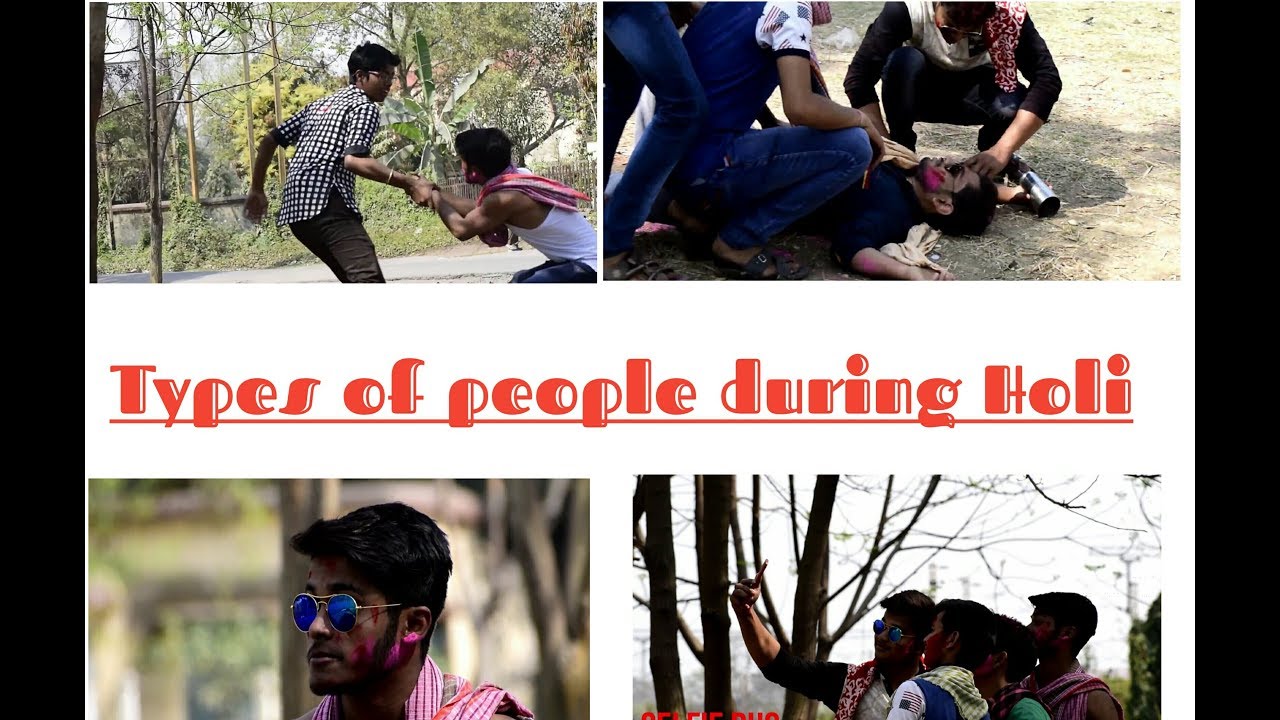 TYPE OF PEOPLE DURING HOLI || THE NONSENSE SHOW