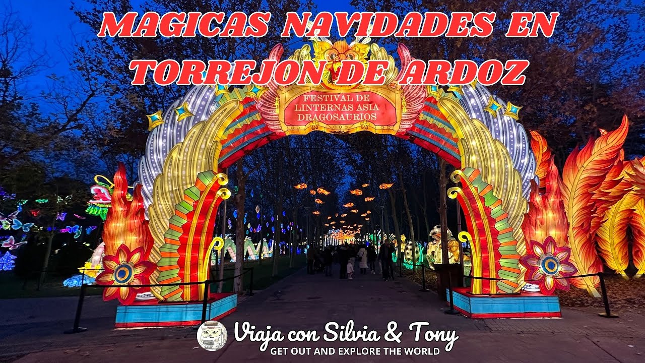 MAGICAS NAVIDADES EN TORREJON DE ARDOZ. EL PARQUE NAVIDEÑO MAS GRANDE DE ESPAÑA.