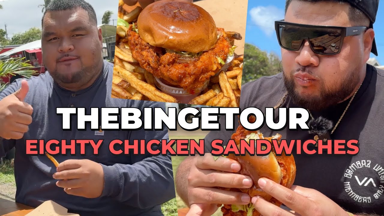Hawaii's Best Chicken Sandwich is BOMB | thebingetour