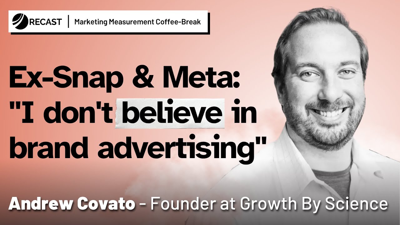 Why most brands fail at incrementality testing | Andrew Covato (Ex-Snap & Meta) | Coffee Breaks