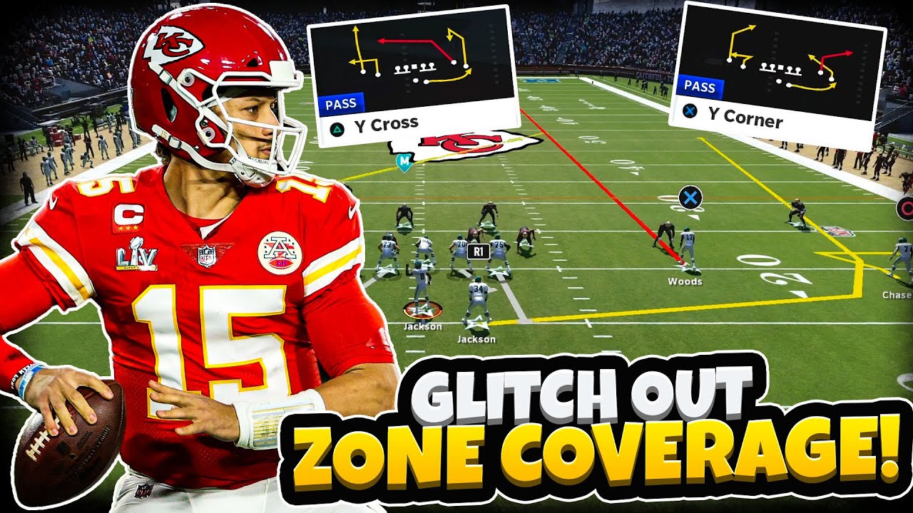 Glitch Out Zone Coverage For EASY Yards Madden 21!!