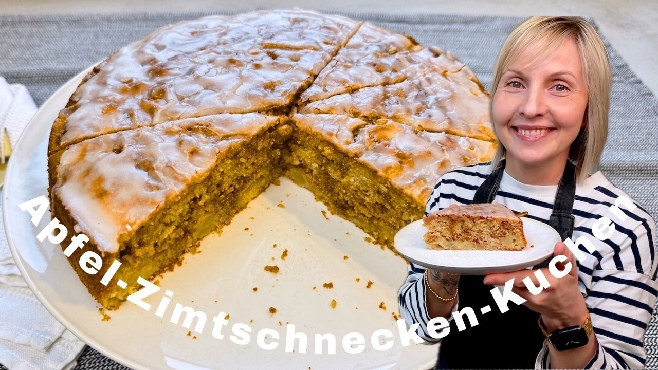 🍎 Apfel - Zimtschnecken - Kuchen ✨ - mega leckere Kombination - Thermomix® Rezept