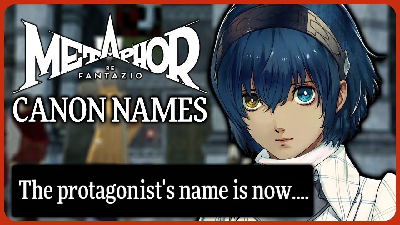 Metaphor: ReFantazio - Canon Protagonist names