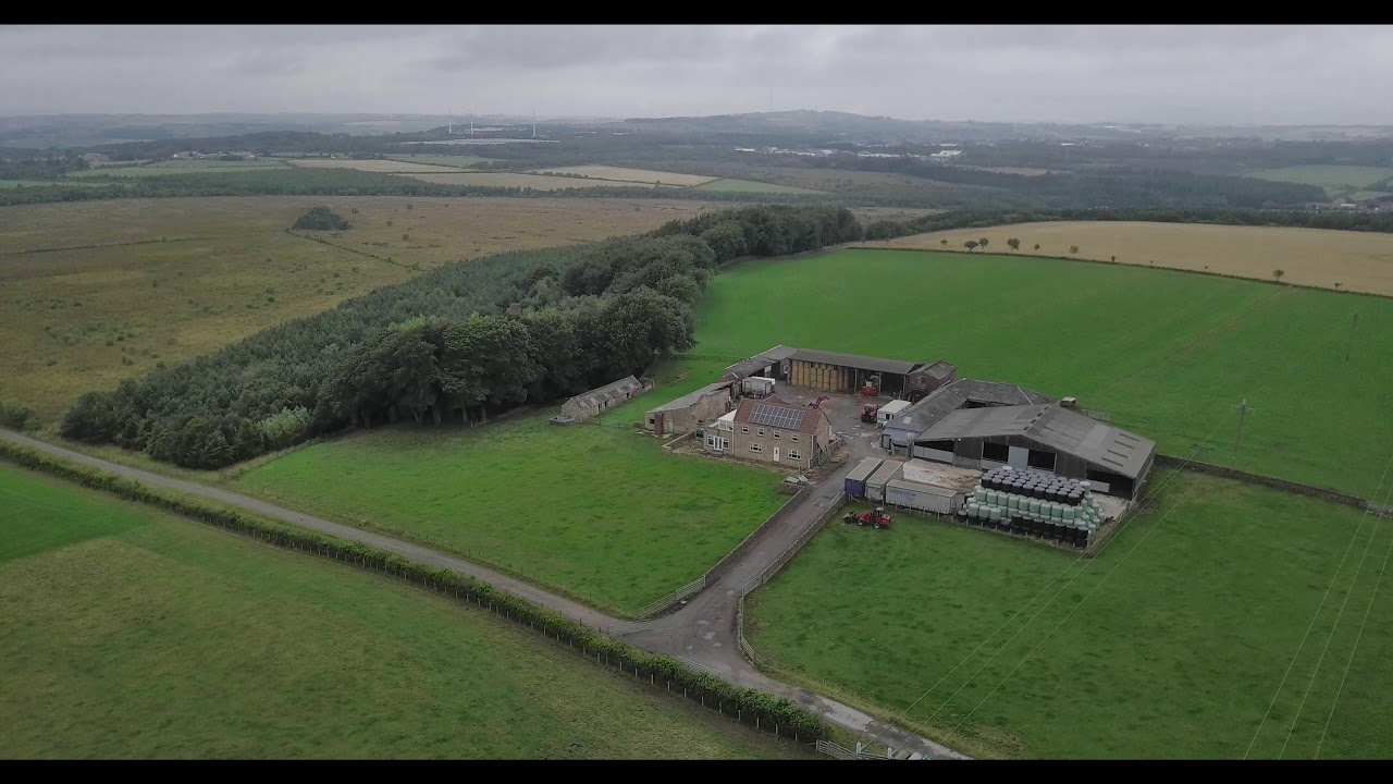 Burnhope by drone, Co Durham, UK. Mavic pro platinum flight.