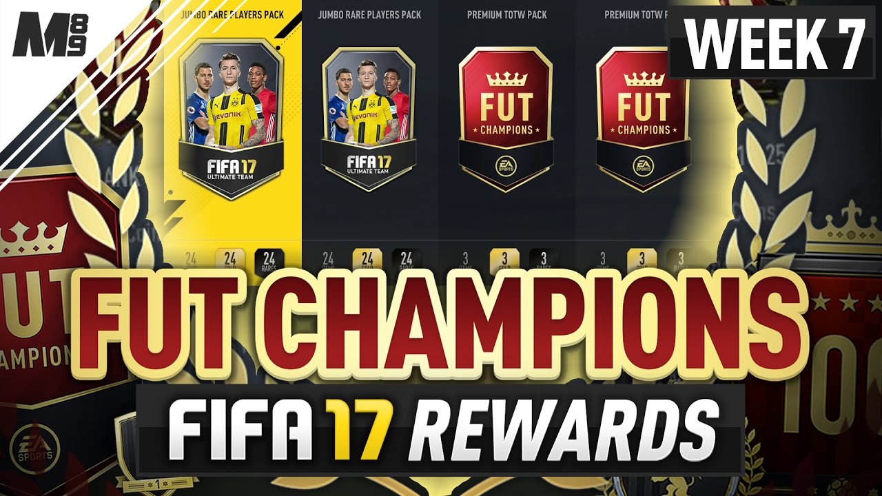 FUT CHAMPIONS REWARDS | ELITE 1 REWARD PACKS! | FIFA 17 FUT CHAMPIONS WEEK 7