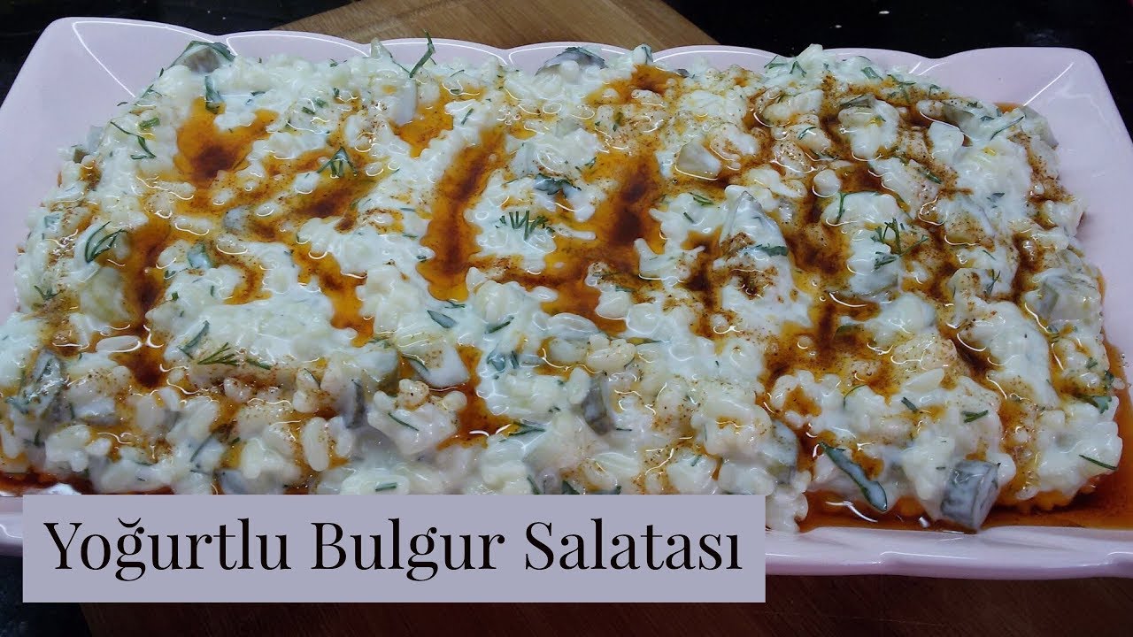 Yoğurtlu Bulgur Salatası Tarifi - Naciye Kesici - Yemek Tarifleri