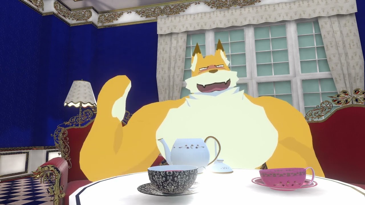 buff furry butler mansion tea asmr roleplay
