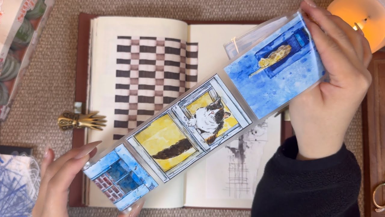 찬란한 다꾸샵 하울 제품으로 활용꾸 #vintagejournal #scrapbooking
