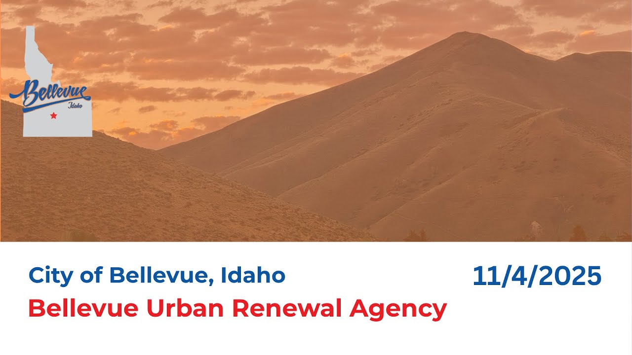 Bellevue Urban Renewal Agency - November 4, 2025 Meeting