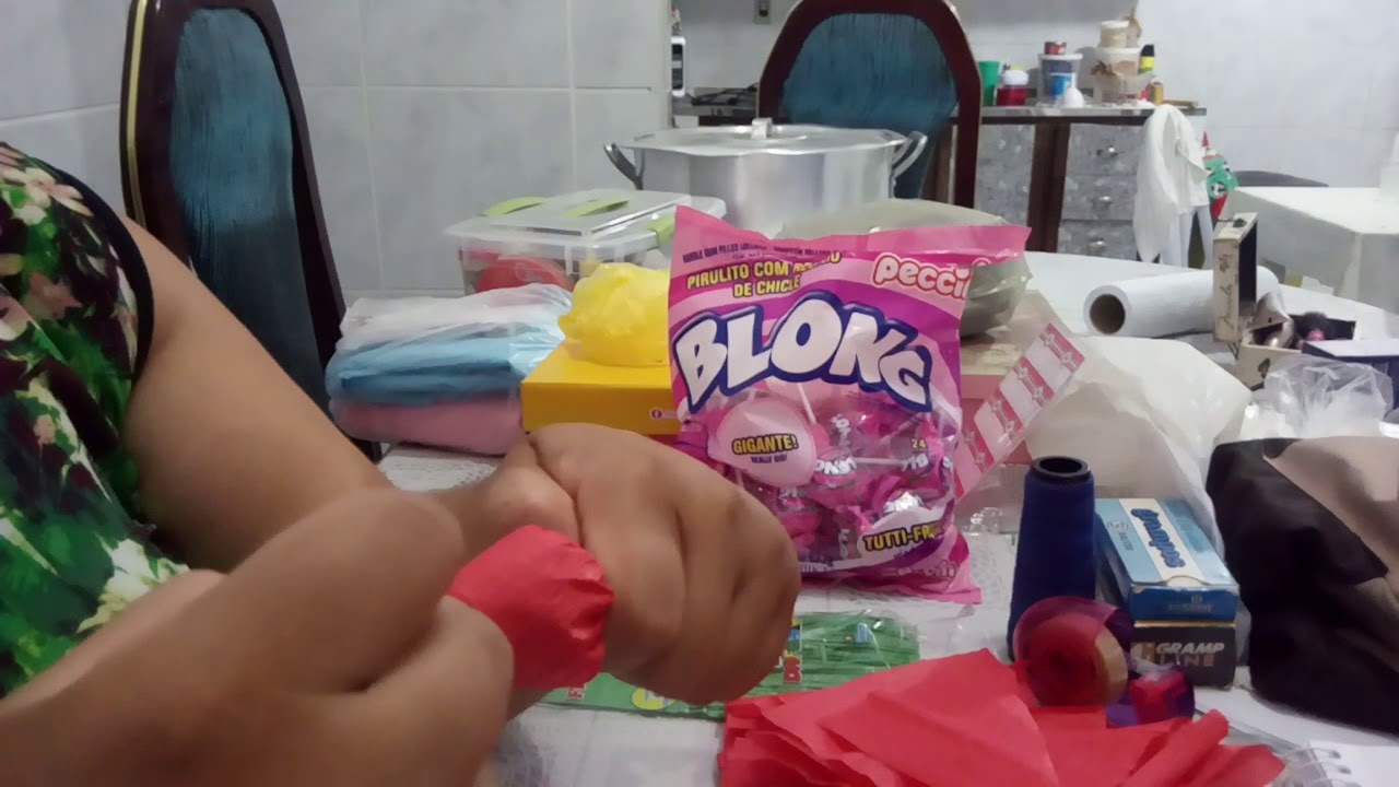 Lembrancinha Flor de Pirulito