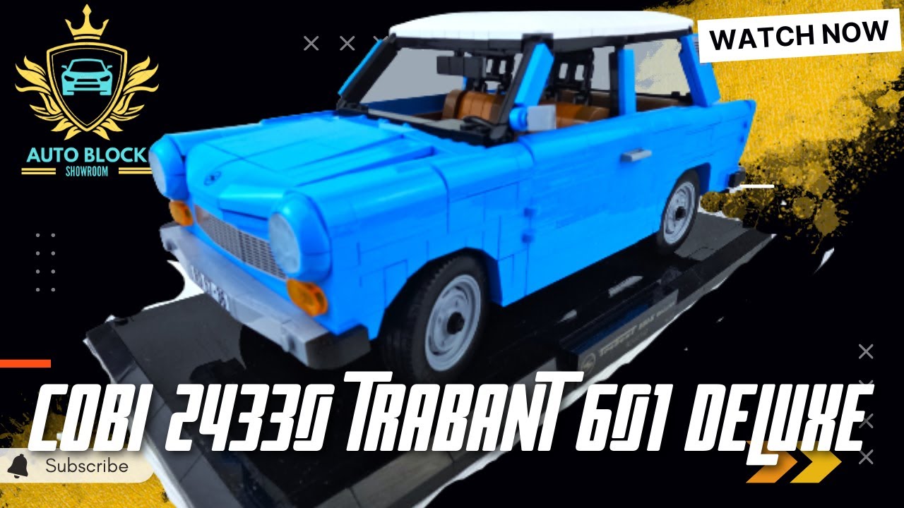 UNBOXING & SPEEDBUILD COBI 24330 TRABANT 601 DELUXE | LIMITED EDITION | #brick #unboxing #speedbuild