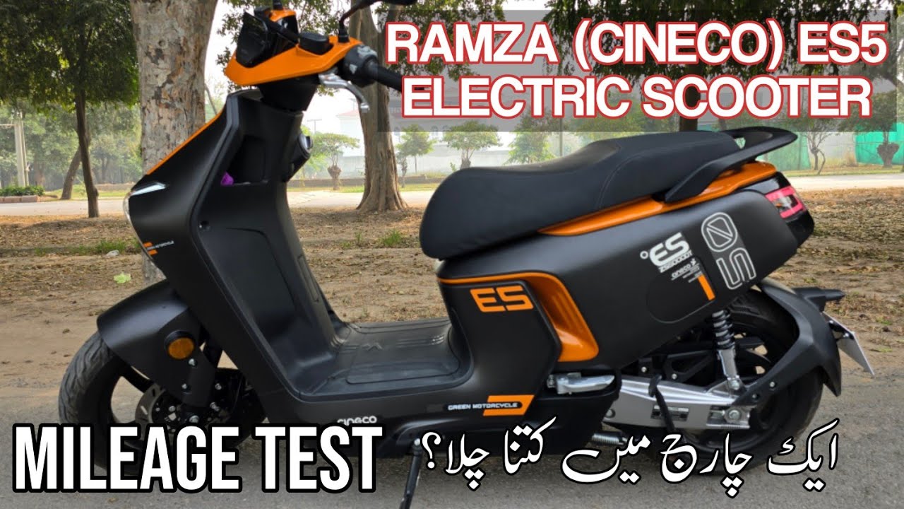 Ramza (CINECO) ES5 Electric Scooter Mileage Test | The Beast
