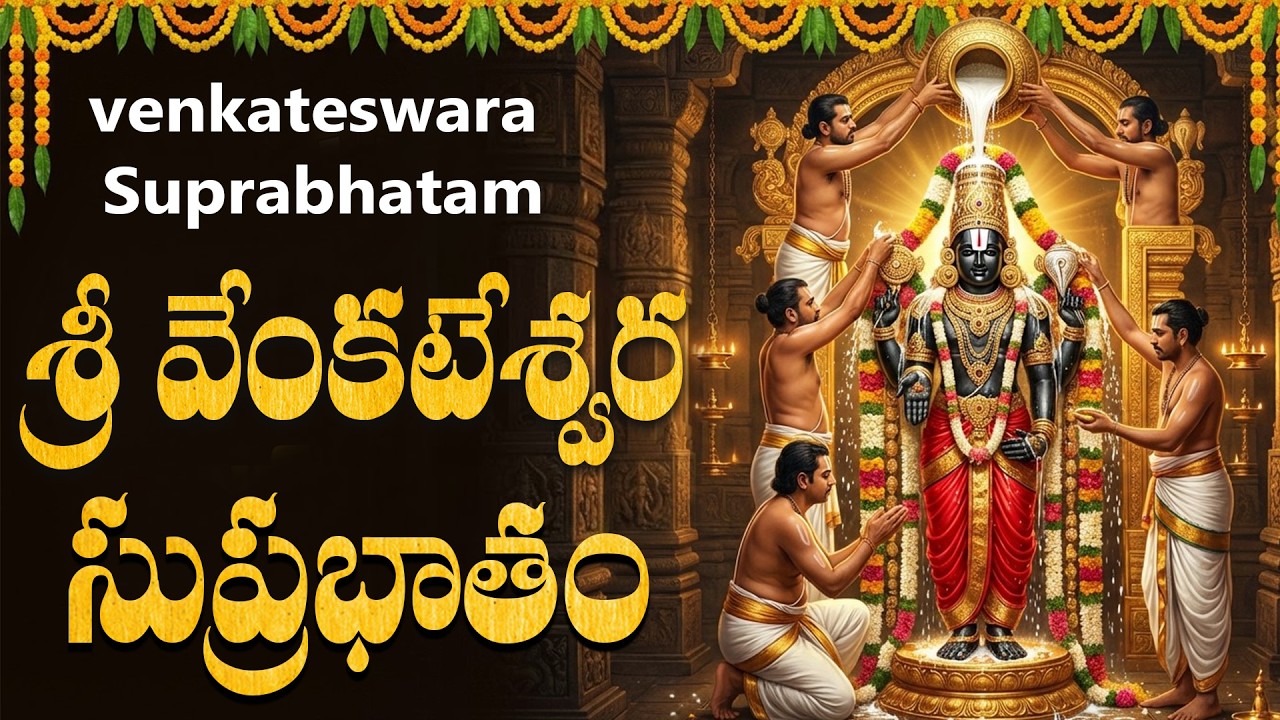శ్రీ వెంకటేశ్వర సుప్రభాతం | Sri Venkateshwara Suprabhatam | Venkateswara Swamy Bhakti Songs Telugu