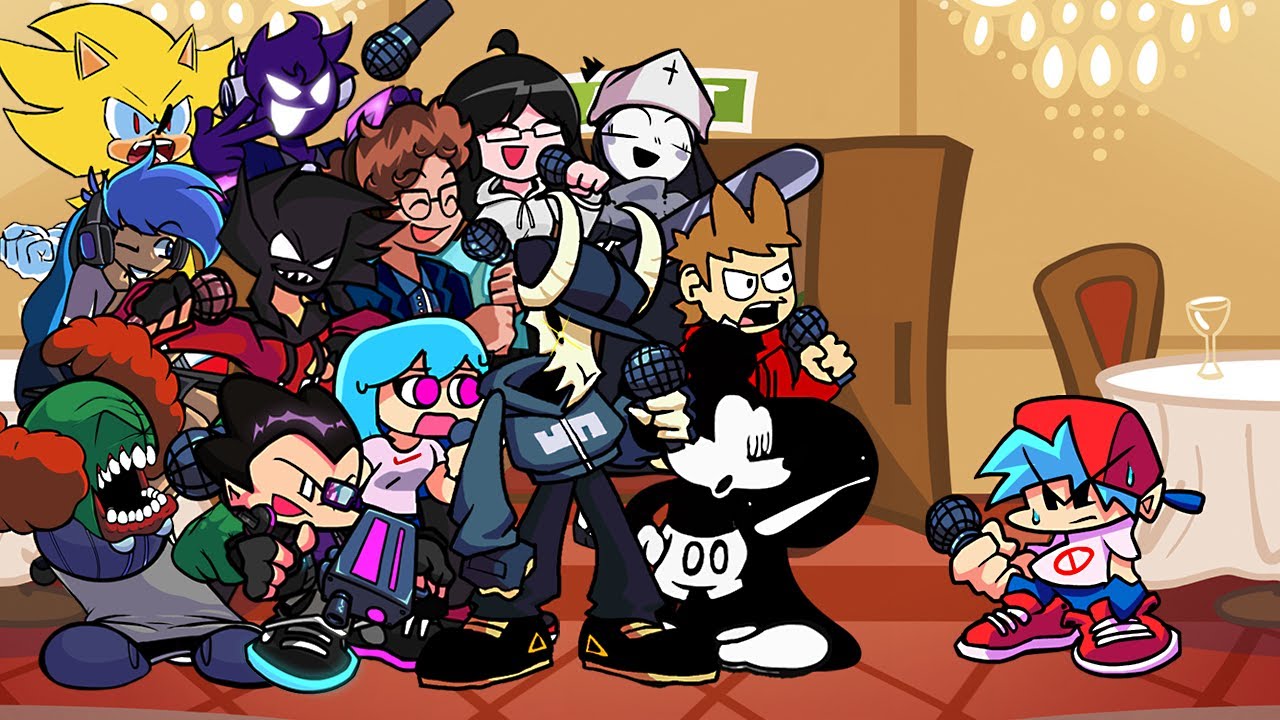 My Battle But Different Characters Sing It 🎤 (FNF But Everyone Sings My Battle)