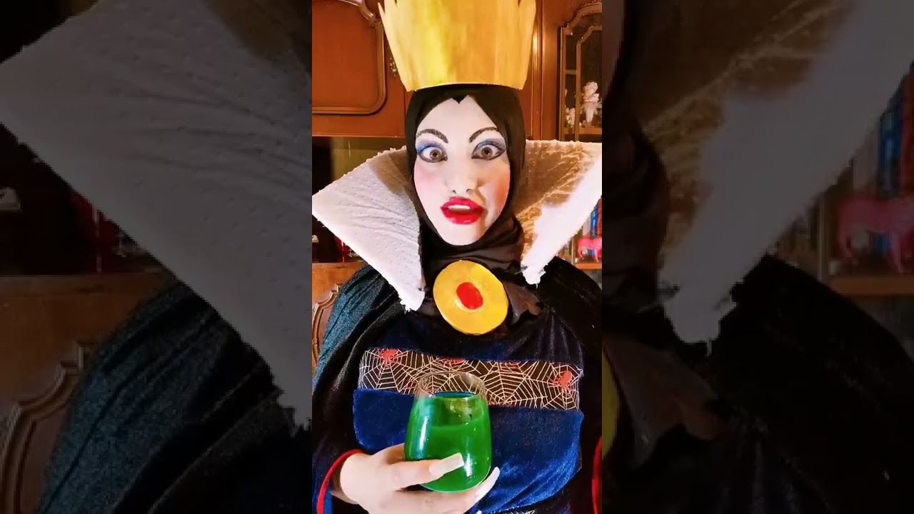 Transformación de la bruja de Blancanieves en anciana #short