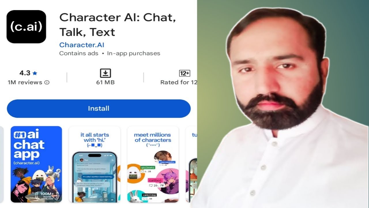 Character AI App Review | Chat Talk Text AI | Complete Guide in Urdu