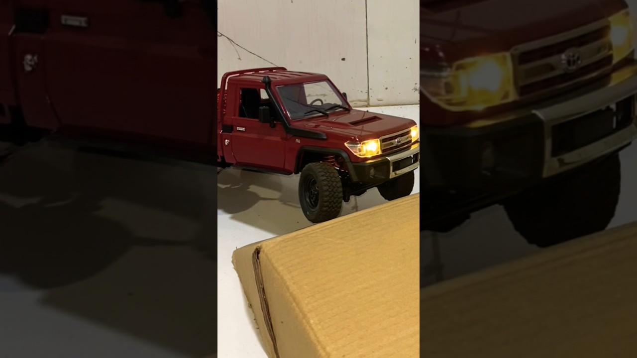 Toyoto MN82 Climb The Cardboard Obstacles #rcoffoad #remotecontrolcars #remote #rc12m