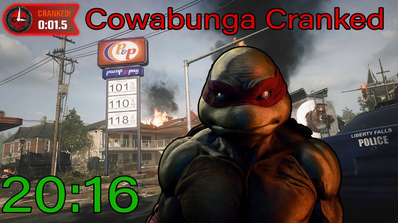 Cowabunga Cranked Speedrun: Liberty Falls | 20:16 [No Gums]