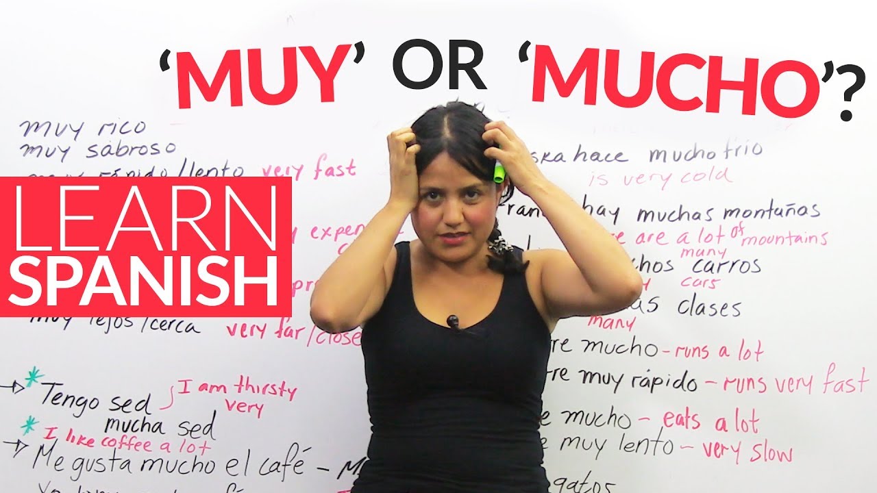 Learn Spanish – MUY or MUCHO?