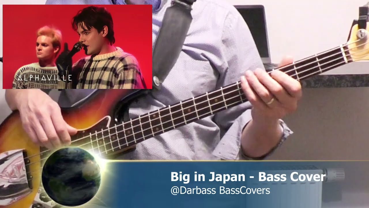 [Alphaville] Big in Japan - Bass Cover 🎧 (with bass tabs 🎶pdf)