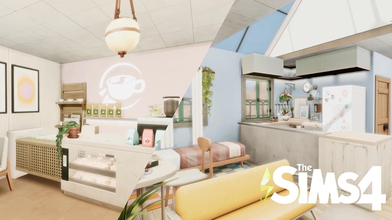 2 Shop and 1 Tiny Apartment✨ | NoCC | ASMR Speedbuild | The Sims 4
