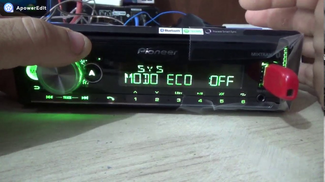LANÇAMENTO PIONEER  MVH-X300BR E COMO DESLIGAR O DEMO (DICAS)