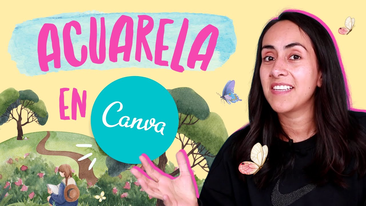 Ideas creativas en Canva: diseña una obra de arte en Acuarela (Canva Pro) 🖌
