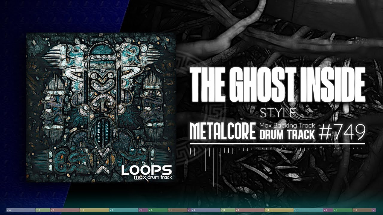 Metalcore Drum Track / The Ghost Inside Style / 200 - 90 bpm