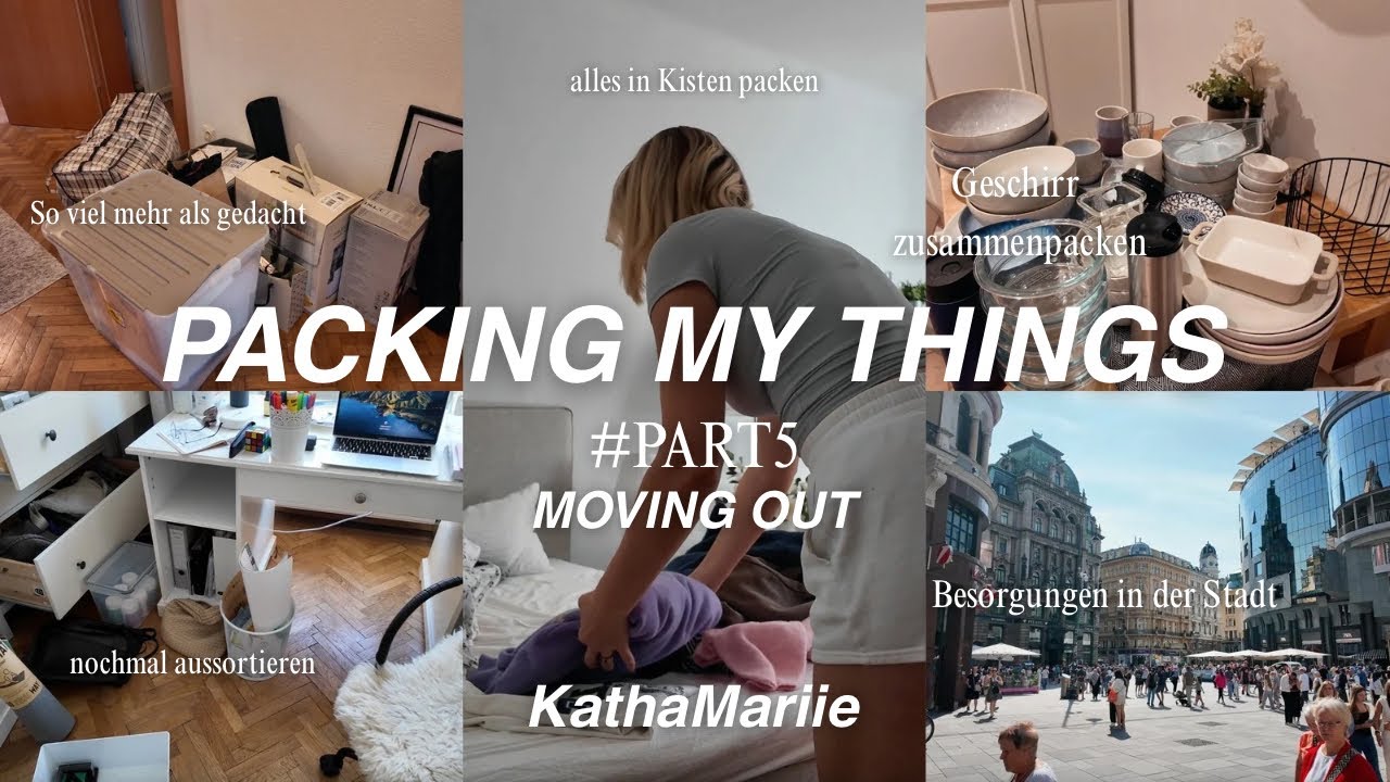 Packing my things Vlog I alles zusammenpacken für den Umzug I KathaMariie