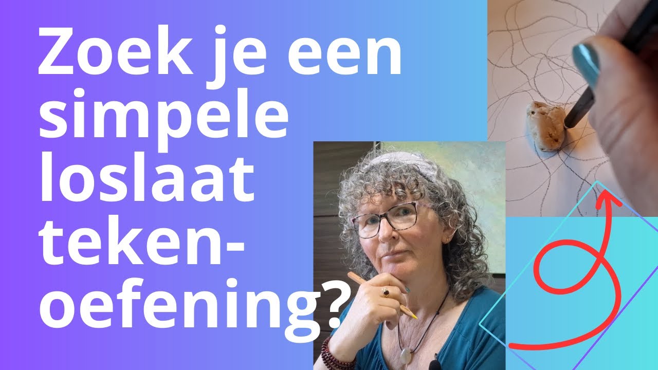 Zoek je een simpele loslaat tekenoefening?