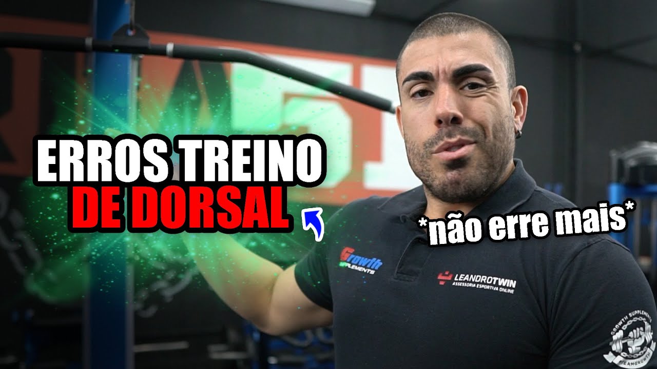 Erros que acabam com seu treino de dorsal