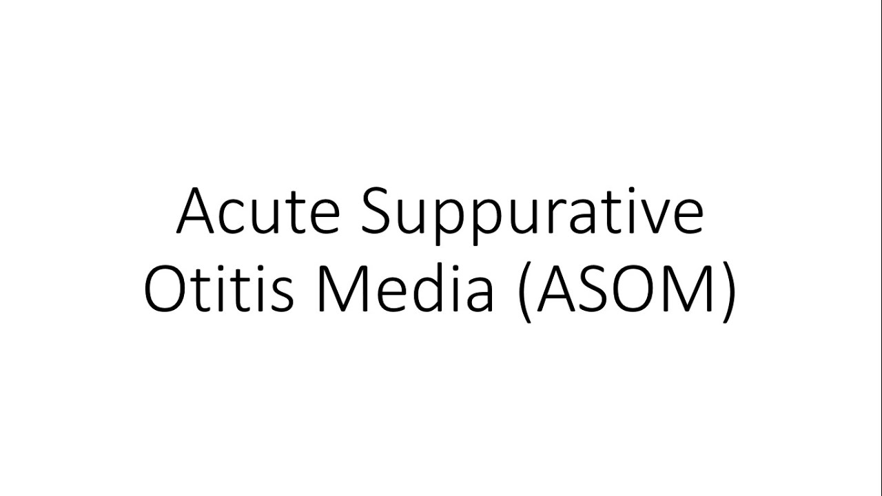 Острый гнойный средний отит (ОГСО) &mdash; ЛОР